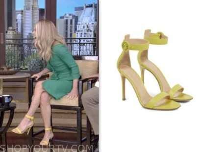 kelly ripa yellow heels.